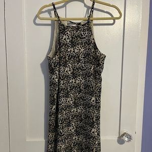Cotton on animal print tank dress size extra small